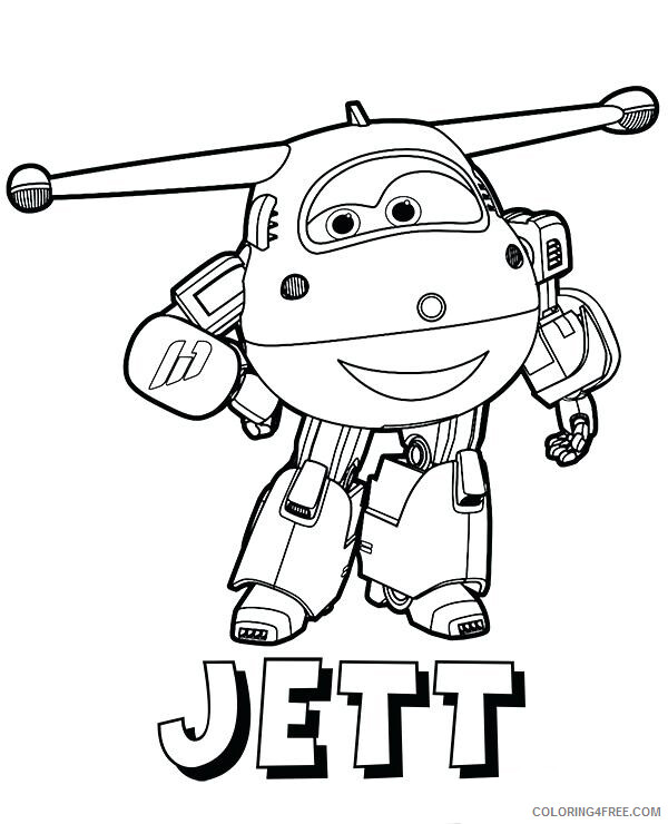 Super Wings Coloring Pages TV Film Jett Super Wings Printable 2020 08342 Coloring4free