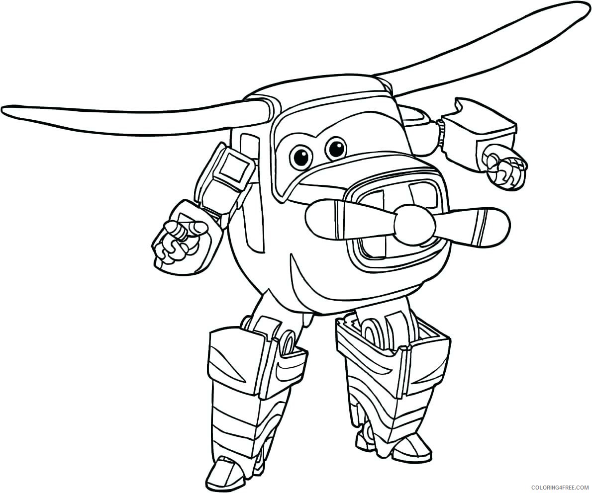Super Wings Coloring Pages TV Film Mira Super Wings Printable 2020 08344 Coloring4free