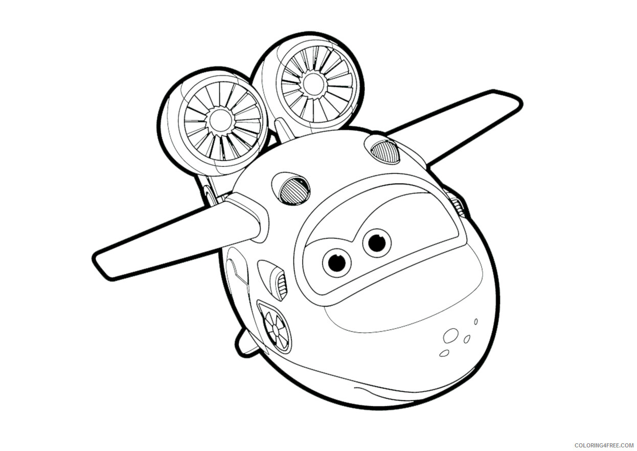 Super Wings Coloring Pages TV Film Print Super Wings Printable 2020 08350 Coloring4free