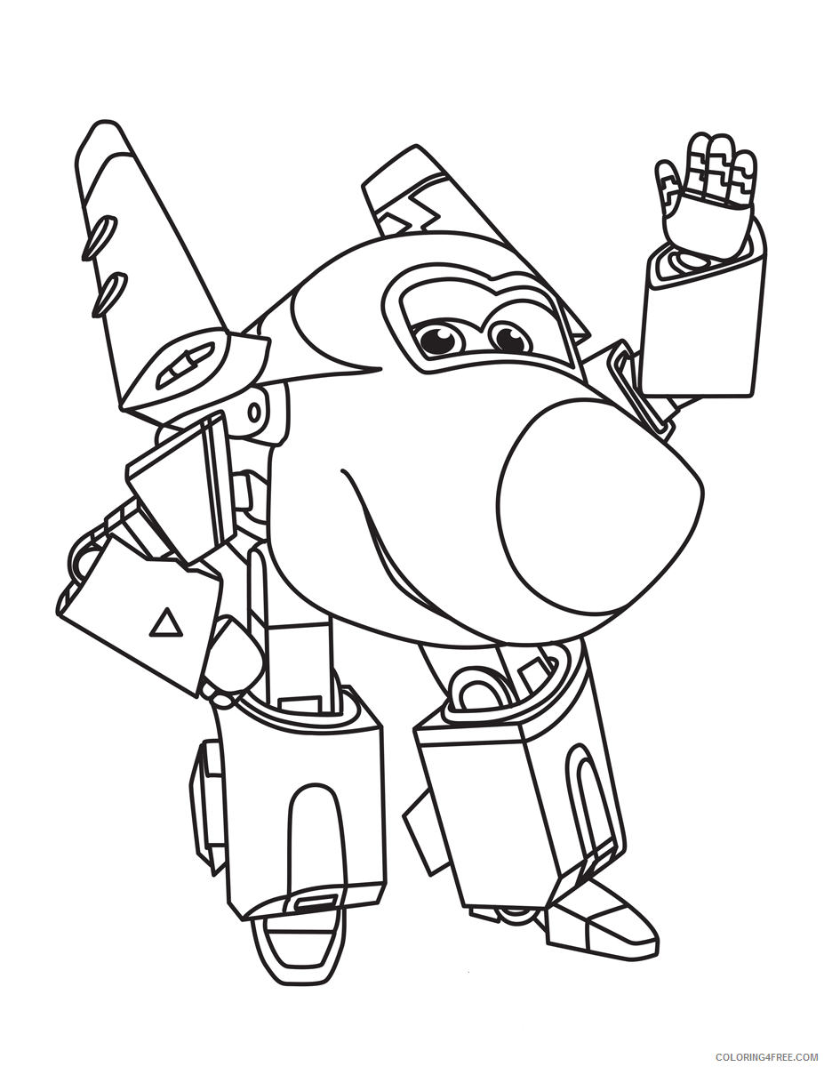 Super Wings Coloring Pages TV Film Printable Super Wings Printable 2020 08348 Coloring4free