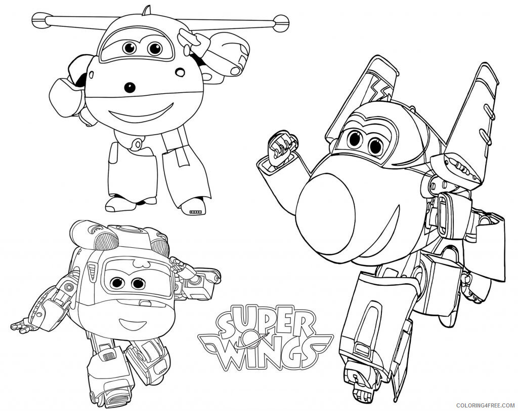 Super Wings Coloring Pages TV Film Super Wings Characters Printable 2020 08352 Coloring4free