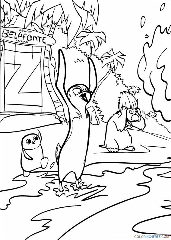 Surfs Up Coloring Pages TV Film surfs up 11 Printable 2020 08365 Coloring4free