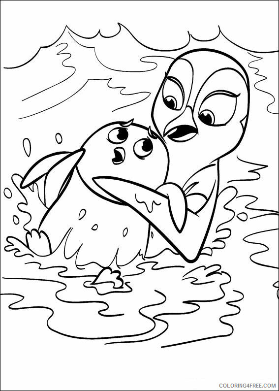 Surfs Up Coloring Pages TV Film surfs up arnold Printable 2020 08366 Coloring4free