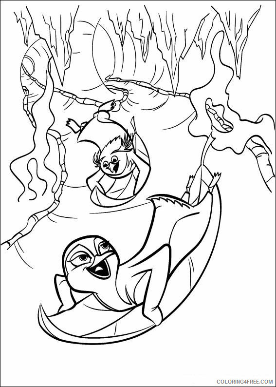 Surfs Up Coloring Pages TV Film surfs up sliding Printable 2020 08369 Coloring4free