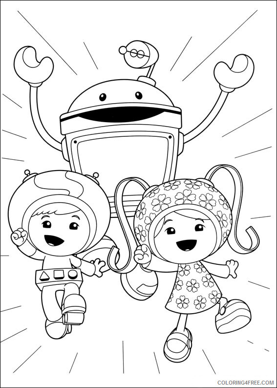 Team Umizoomi Coloring Pages TV Film Characters Printable 2020 08448 Coloring4free