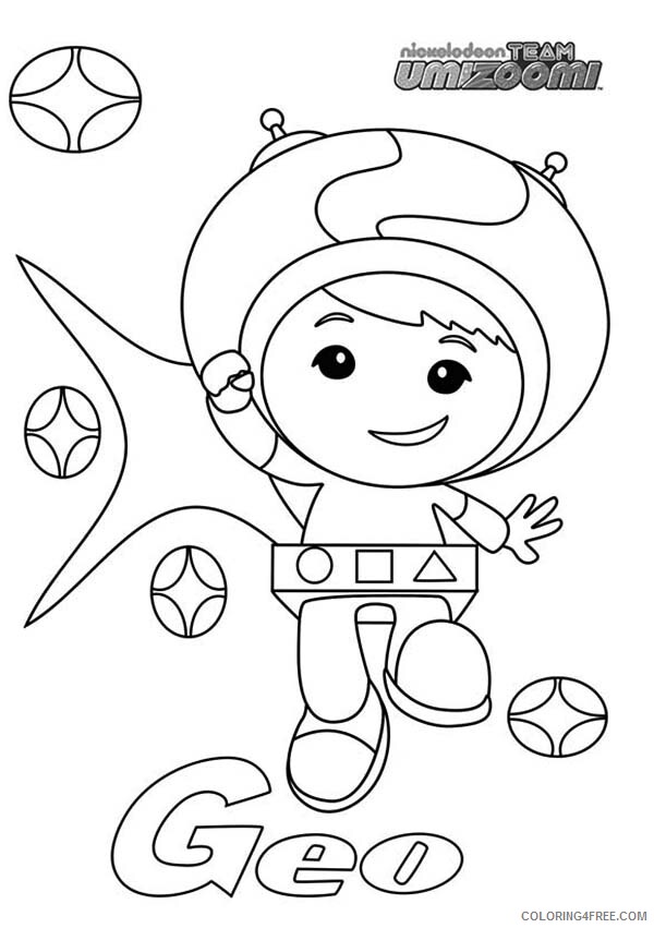 Team Umizoomi Coloring Pages TV Film Geo Team Umizoomi Printable 2020 08432 Coloring4free