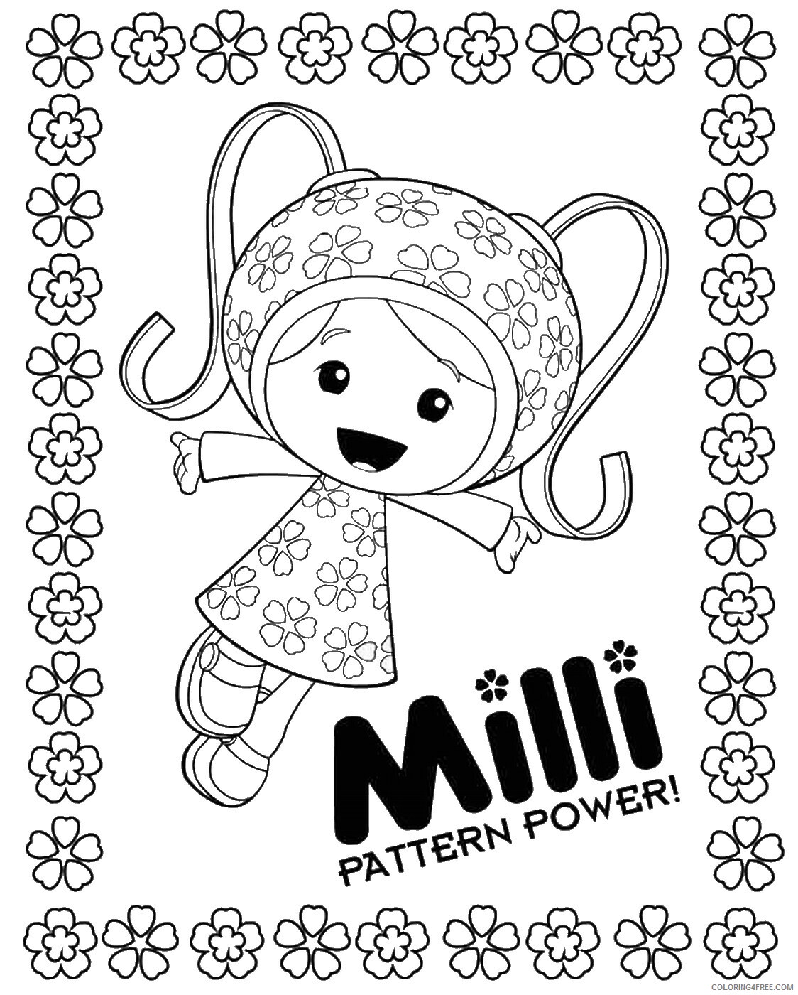 Team Umizoomi Coloring Pages TV Film Team Umizoomi 05 Printable 2020 08442 Coloring4free