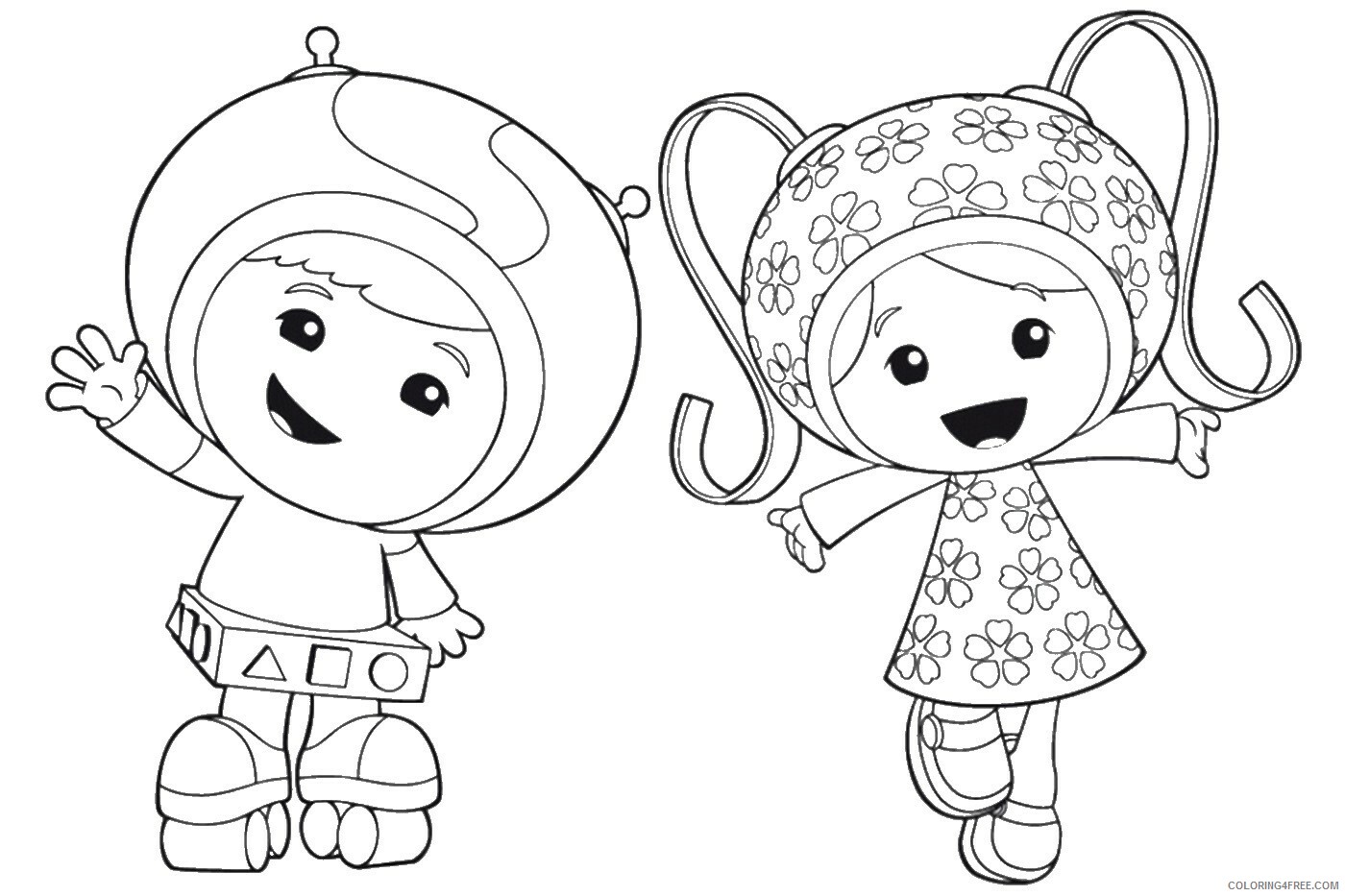 Team Umizoomi Coloring Pages TV Film Team Umizoomi 07 Printable 2020 08444 Coloring4free