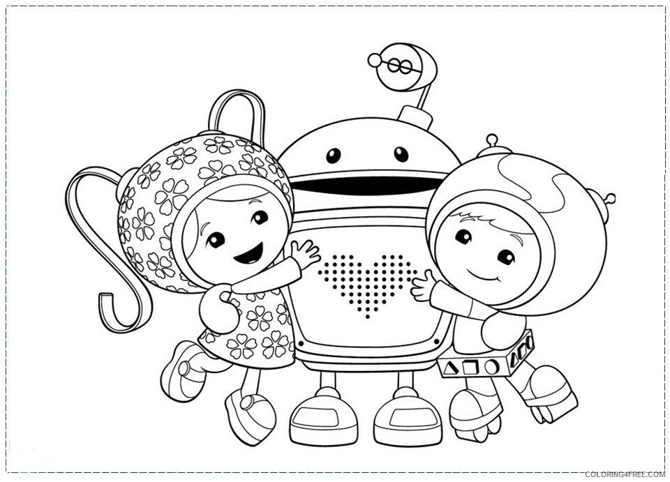 Team Umizoomi Coloring Pages TV Film Team Umizoomi 1 Printable 2020 08453 Coloring4free