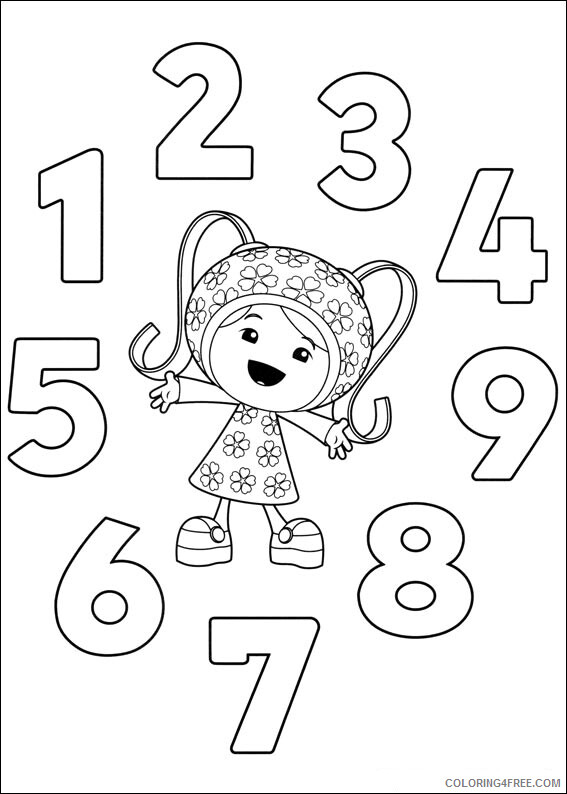 Team Umizoomi Coloring Pages TV Film Team Umizoomi Numbers Printable 2020 08461 Coloring4free
