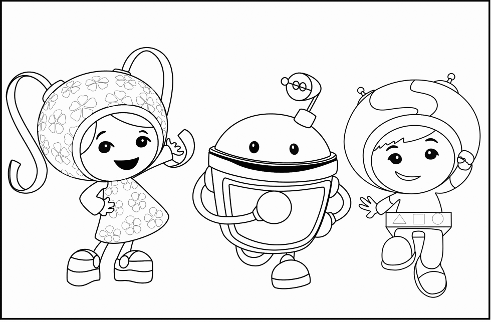 Team Umizoomi Coloring Pages TV Film Team Umizoomi Printable 2020 08449 Coloring4free