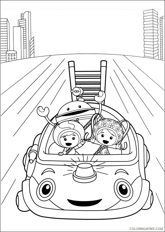 Team Umizoomi Coloring Pages TV Film Umicar Team Umizoomi Printable 2020 08465 Coloring4free