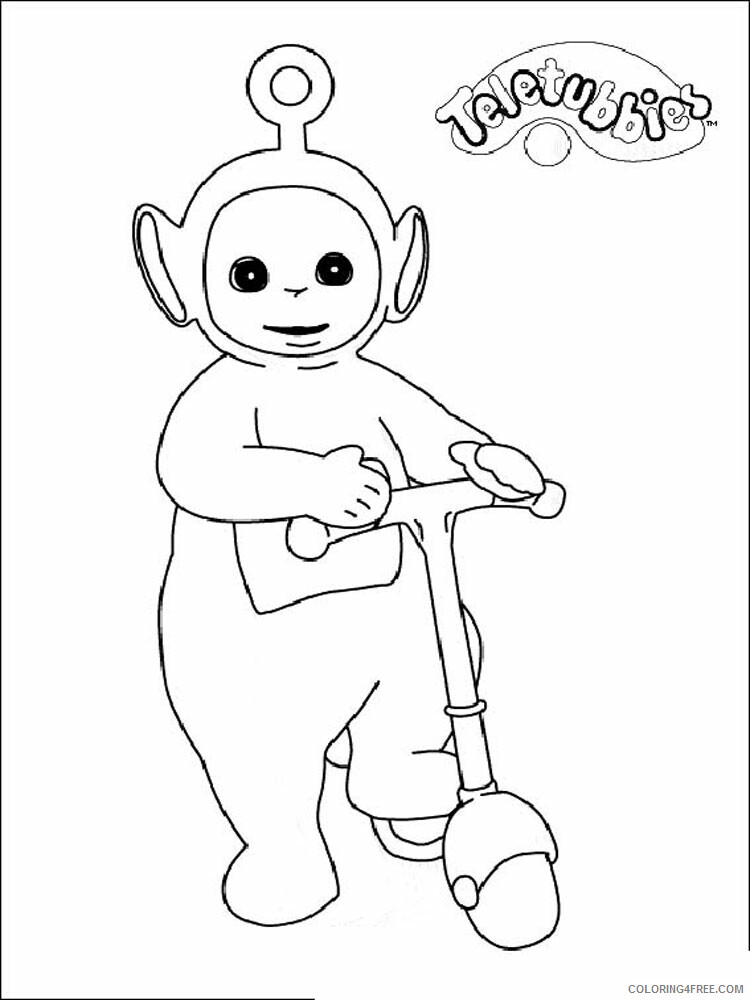 Teletubbies Coloring Pages TV Film Teletubbies 5 Printable 2020 08498 Coloring4free