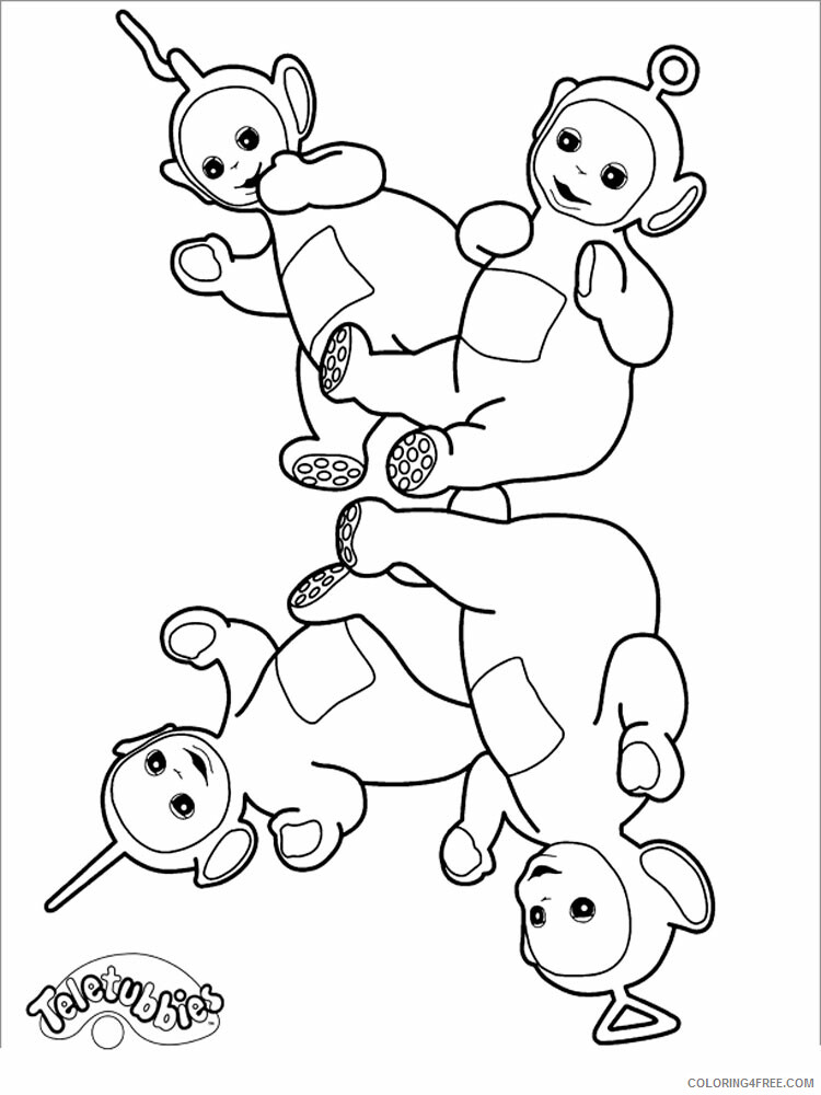 Teletubbies Coloring Pages TV Film Teletubbies 8 Printable 2020 08499 Coloring4free