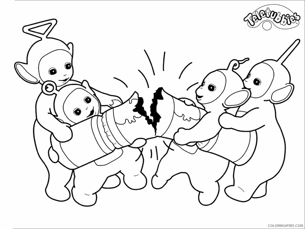 Teletubbies Coloring Pages TV Film Teletubbies 9 Printable 2020 08500 Coloring4free