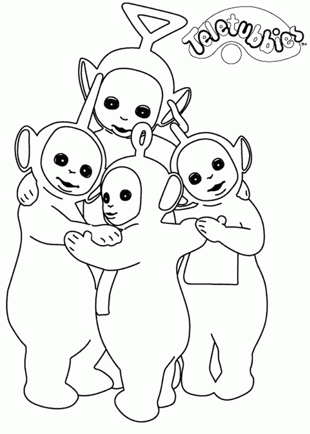Teletubbies Coloring Pages TV Film Teletubbies Printable 2020 08487 Coloring4free