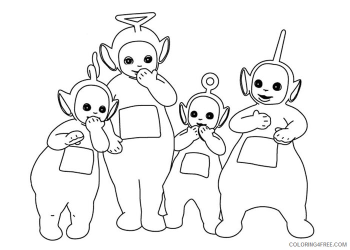 Teletubbies Coloring Pages TV Film Teletubbies Printable 2020 08488 Coloring4free