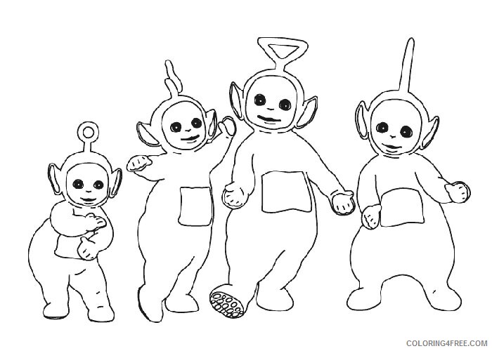 Teletubbies Coloring Pages TV Film Teletubbies Printable 2020 08489 Coloring4free