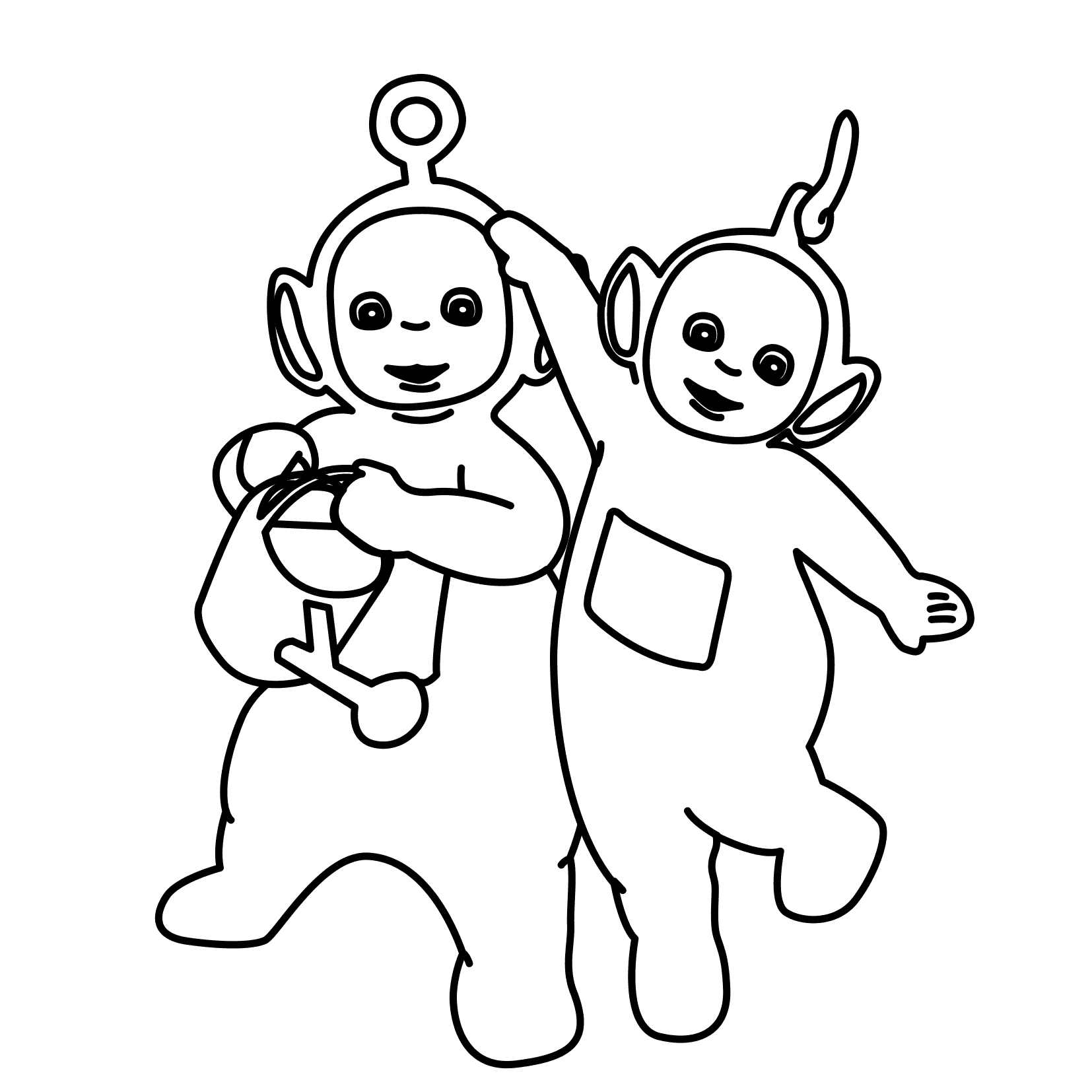 Teletubbies Coloring Pages TV Film Teletubbies Printable 2020 08503 Coloring4free