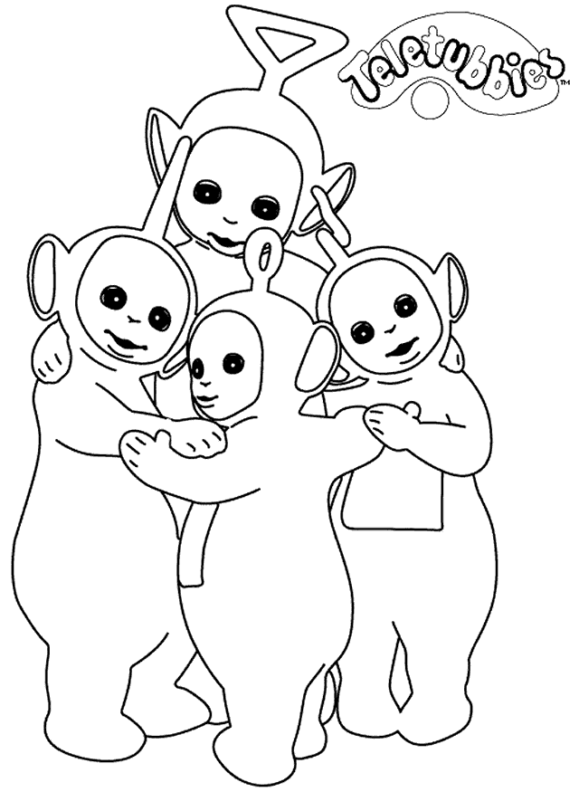 Teletubbies Coloring Pages TV Film teletubbies 0 Printable 2020 08490 Coloring4free