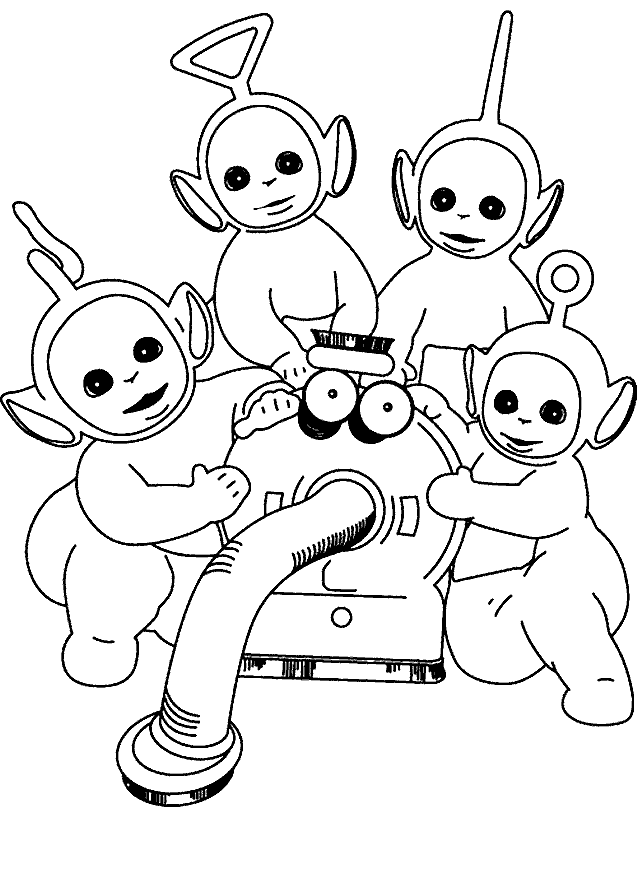 Teletubbies Coloring Pages TV Film teletubbies 1 Printable 2020 08491 Coloring4free
