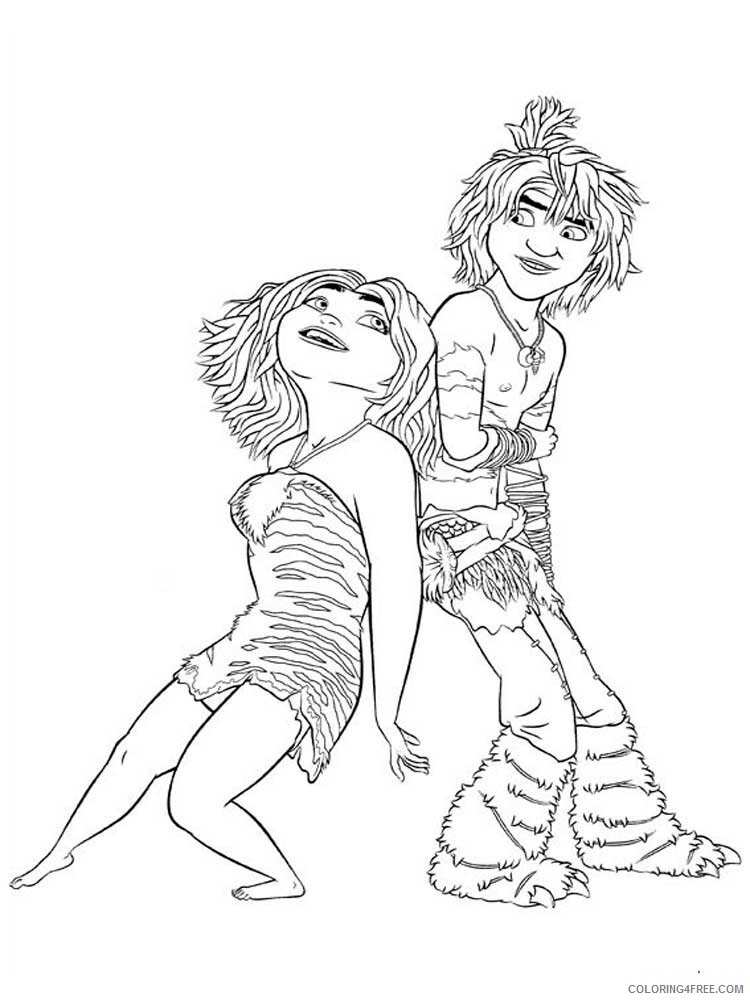 The Croods Coloring Pages TV Film The Croods 5 Printable 2020 08616 Coloring4free