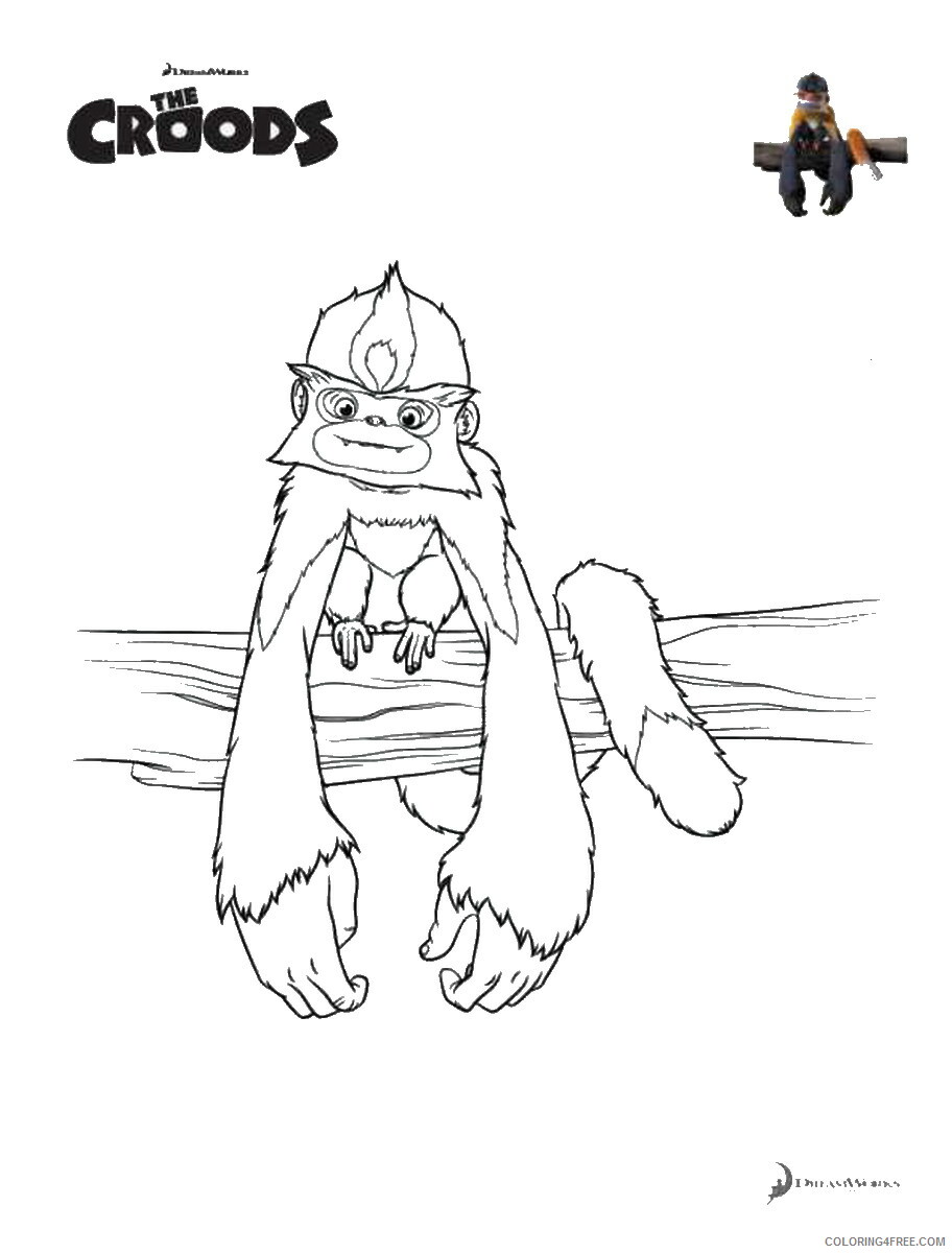 The Croods Coloring Pages TV Film croods_cl_011 Printable 2020 08561 Coloring4free