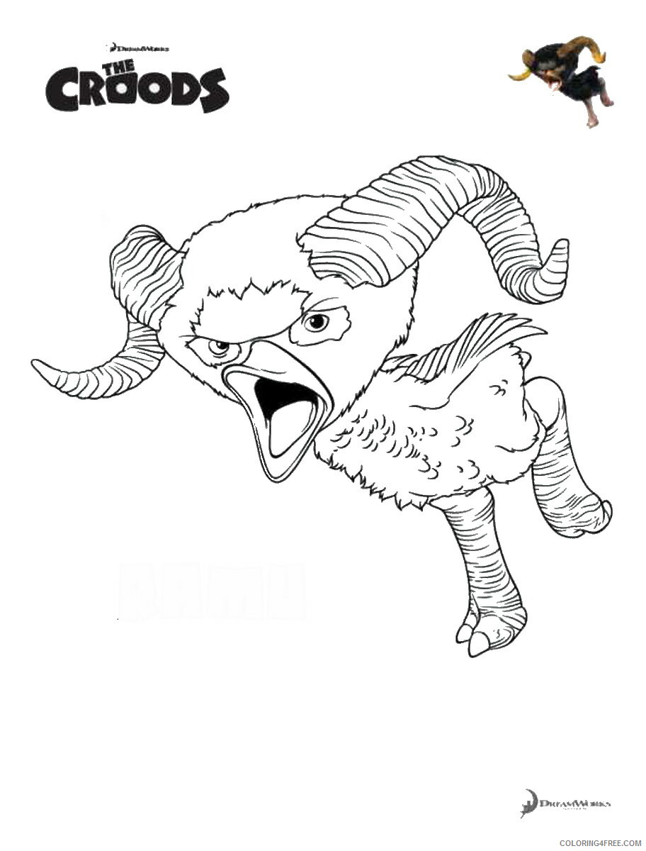 The Croods Coloring Pages TV Film croods_cl_02 Printable 2020 08562 Coloring4free