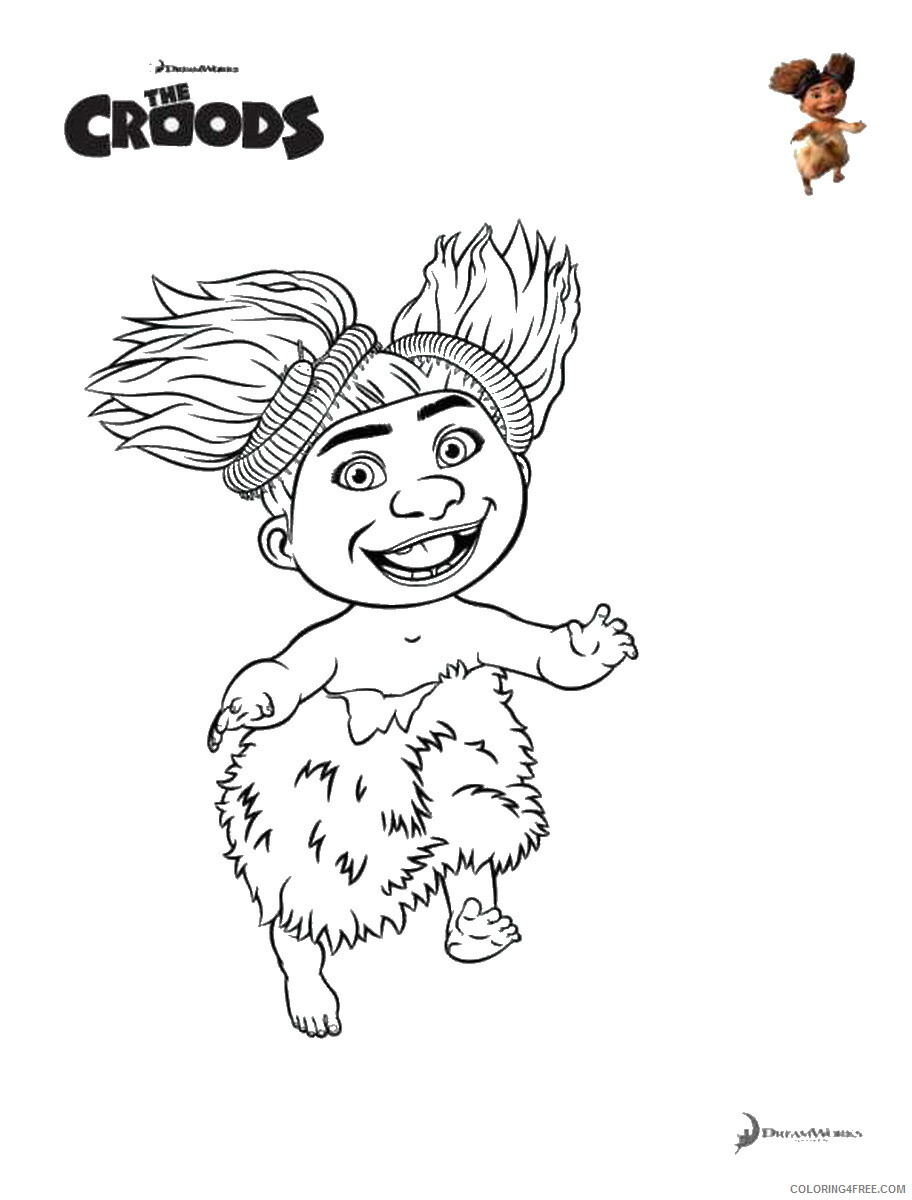 The Croods Coloring Pages TV Film croods_cl_031 Printable 2020 08565 Coloring4free