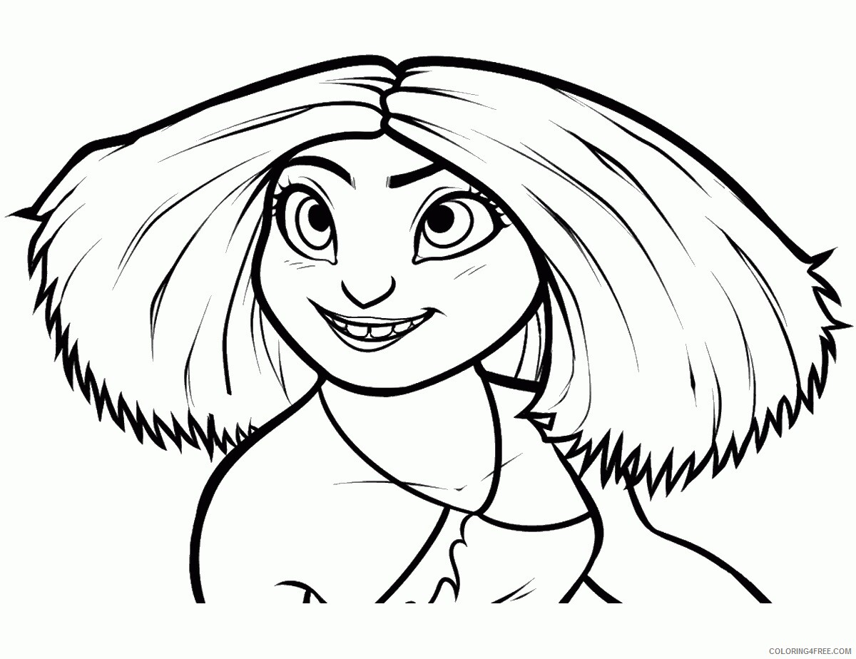 The Croods Coloring Pages TV Film croods_cl_05 Printable 2020 08567 Coloring4free