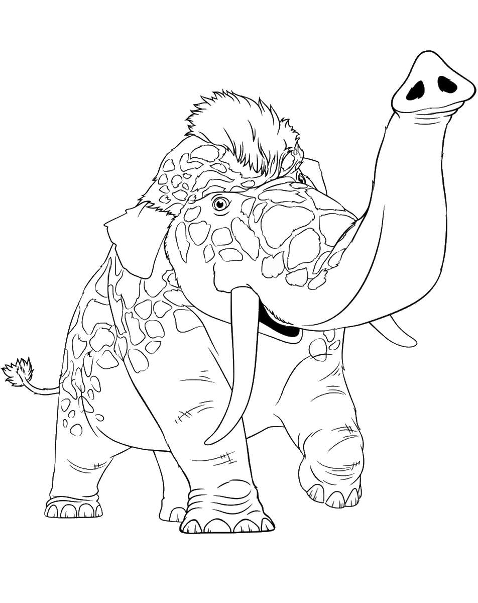 The Croods Coloring Pages TV Film croods_cl_14 Printable 2020 08582 Coloring4free