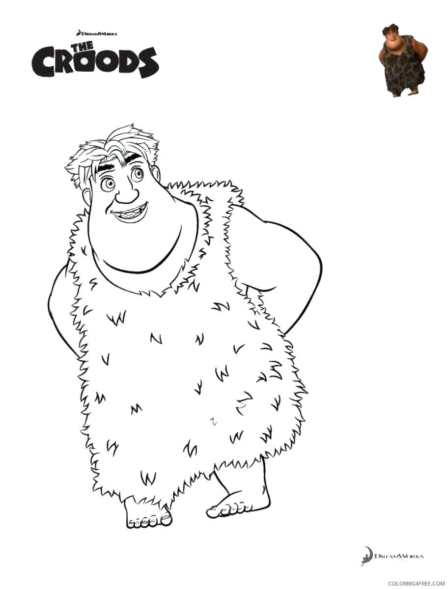 The Croods Coloring Pages TV Film croods_cl_19 Printable 2020 08592 Coloring4free