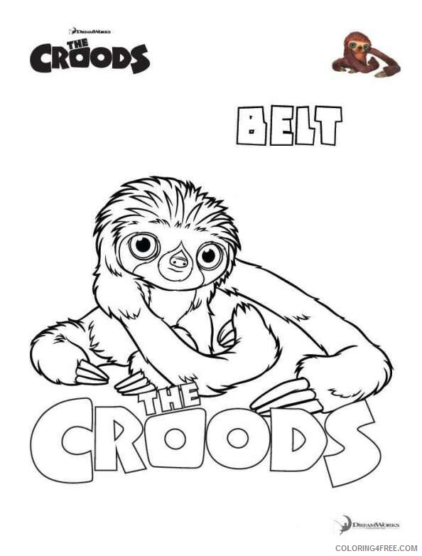 The Croods Coloring Pages TV Film die croods HfYb1 Printable 2020 08603 Coloring4free