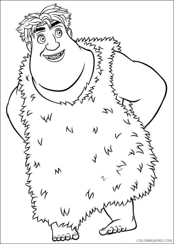 The Croods Coloring Pages TV Film die croods KD99S Printable 2020 08604 Coloring4free