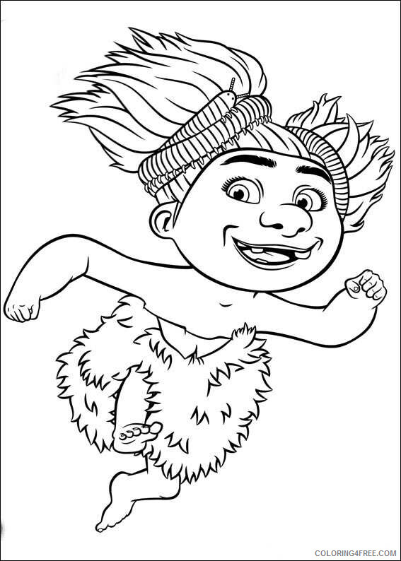 The Croods Coloring Pages TV Film die croods s7pfQ Printable 2020 08607 Coloring4free