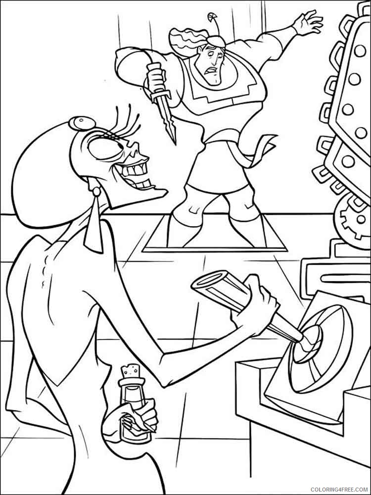 The Emperors New Groove Coloring Pages TV Film Printable 2020 08624 Coloring4free