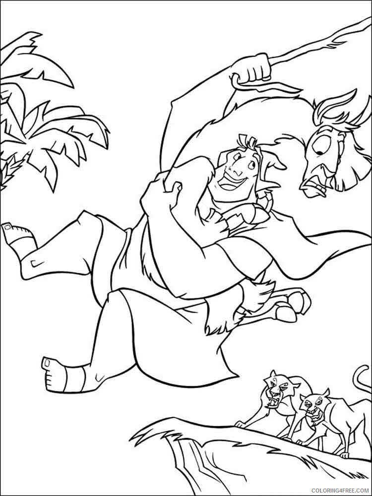 The Emperors New Groove Coloring Pages TV Film Printable 2020 08626 Coloring4free