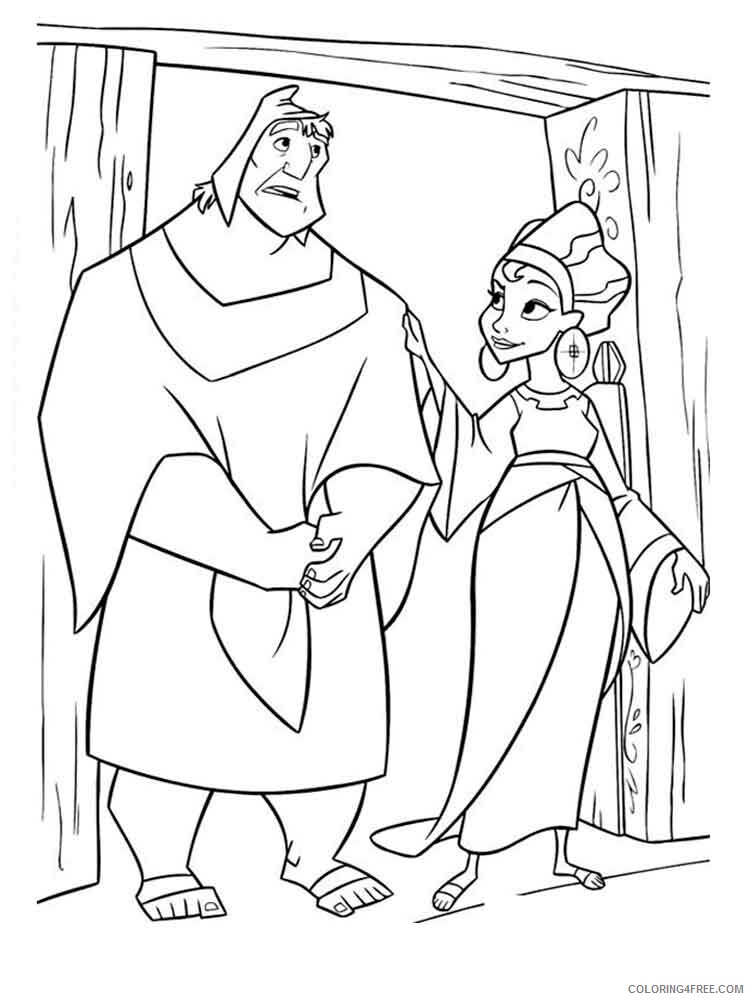 The Emperors New Groove Coloring Pages TV Film Printable 2020 08628 Coloring4free