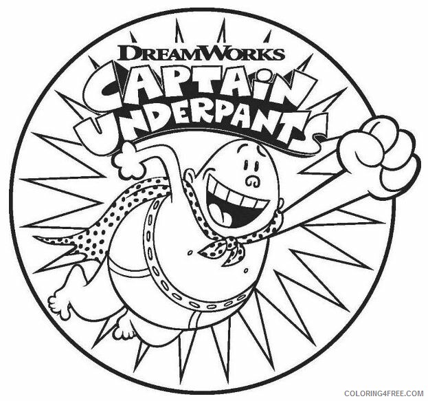 The Epic Tales of Captain Underpants Coloring Pages TV Film Printable 2020 08651 Coloring4free