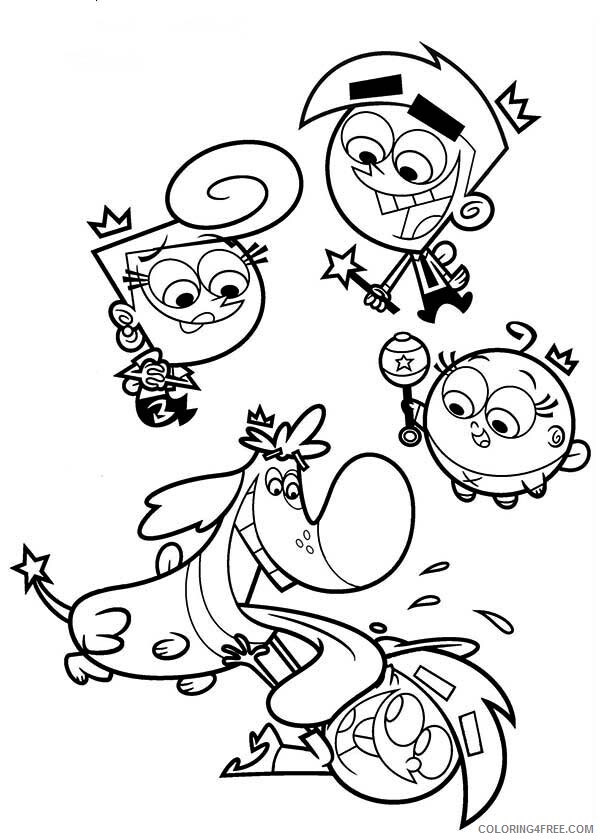The Fairly OddParents Coloring Pages TV Film Awesome Picture Printable 2020 08680 Coloring4free
