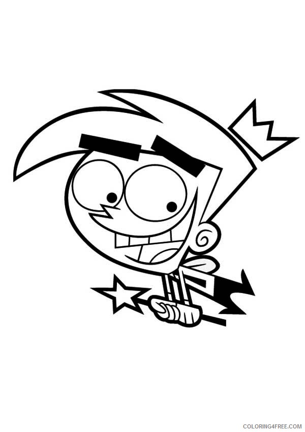 The Fairly OddParents Coloring Pages TV Film Cosmo Flying 2020 08682 Coloring4free