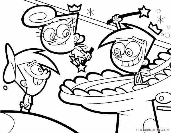 The Fairly OddParents Coloring Pages TV Film Kids Printable 2020 08706 Coloring4free