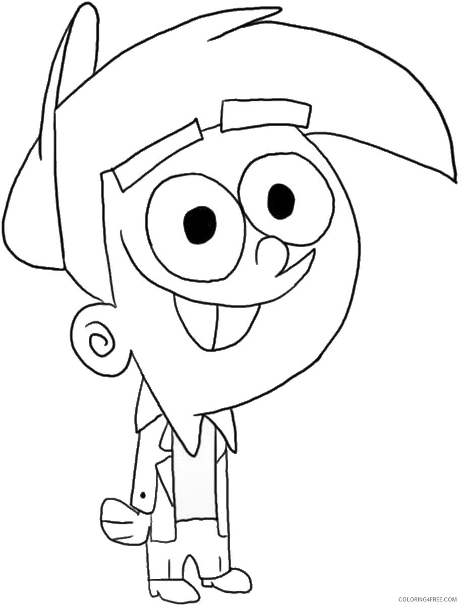 The Fairly OddParents Coloring Pages TV Film Printable 2020 08687 Coloring4free