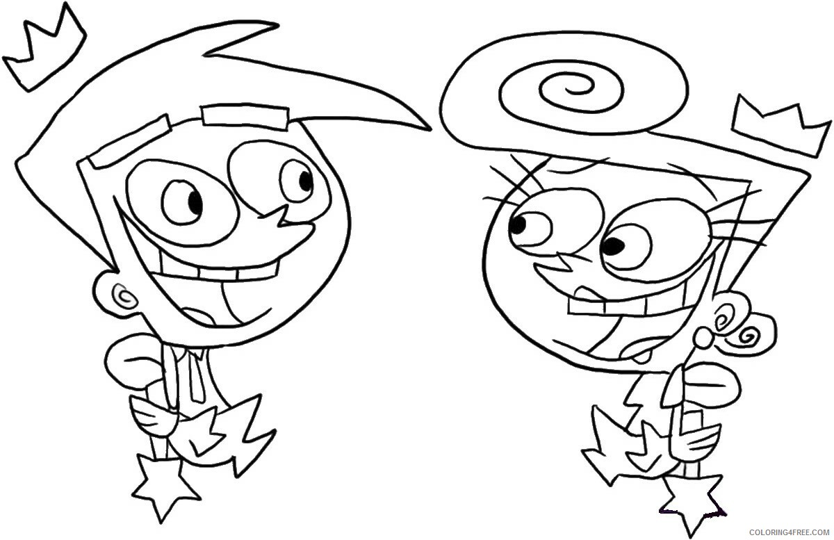 The Fairly OddParents Coloring Pages TV Film Printable 2020 08688 Coloring4free