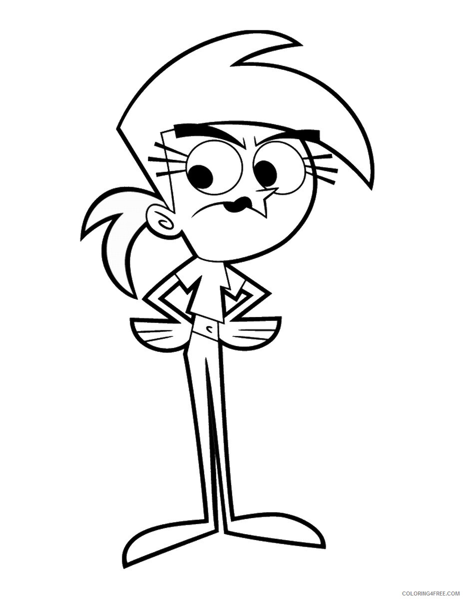 The Fairly OddParents Coloring Pages TV Film Printable 2020 08692 Coloring4free