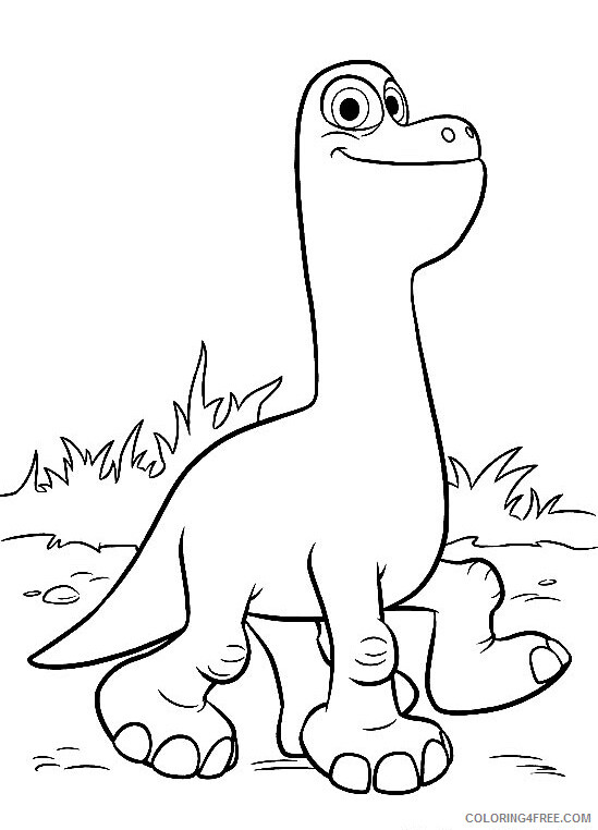 The Good Dinosaur Coloring Pages TV Film Cute Printable 2020 08812 Coloring4free