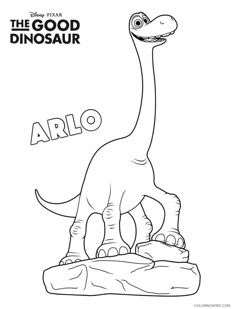The Good Dinosaur Coloring Pages TV Film The Good Dinosaur 3 Printable 2020 08845 Coloring4free