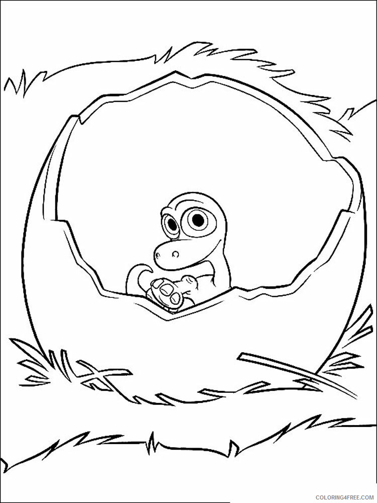 The Good Dinosaur Coloring Pages TV Film The Good Dinosaur 5 Printable 2020 08847 Coloring4free