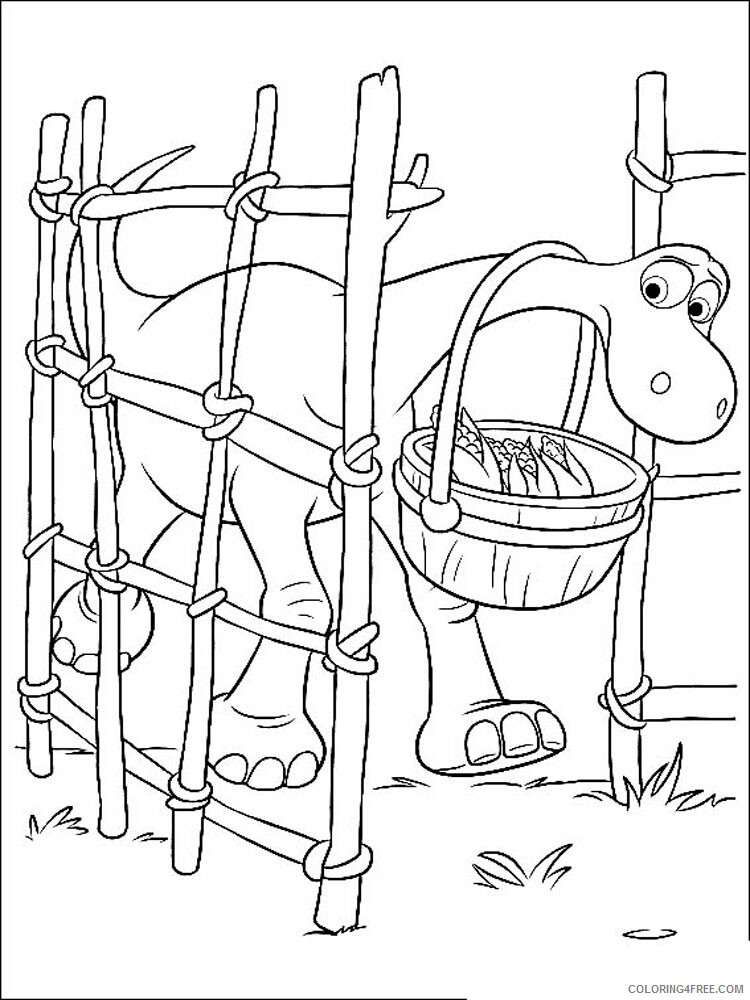 The Good Dinosaur Coloring Pages TV Film The Good Dinosaur 7 Printable 2020 08849 Coloring4free