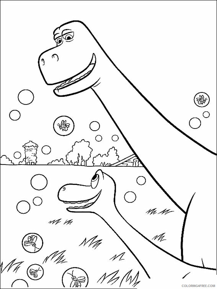 The Good Dinosaur Coloring Pages TV Film The Good Dinosaur 9 Printable 2020 08851 Coloring4free